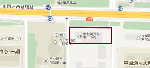 万科丰科中心地图